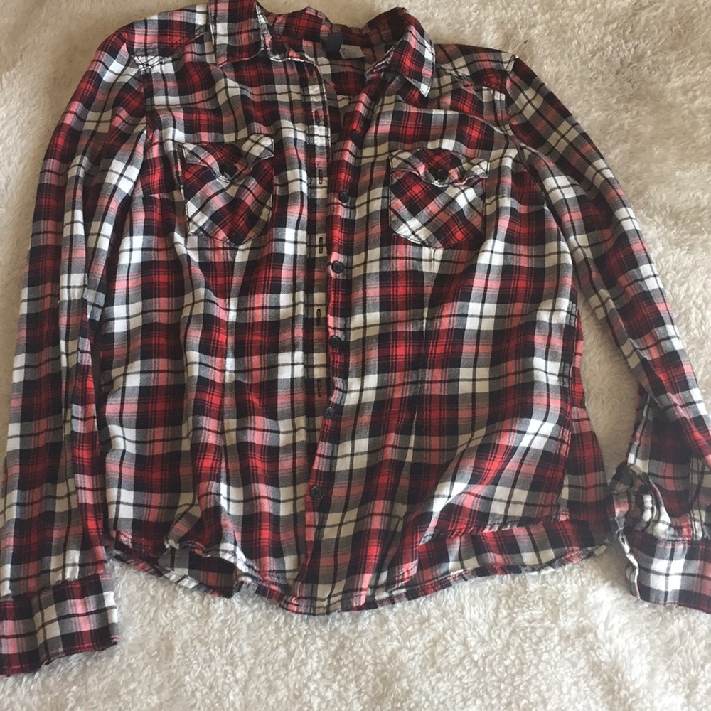 Soft button up flannel from H&M